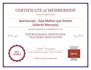 IMTA Membership Certificate